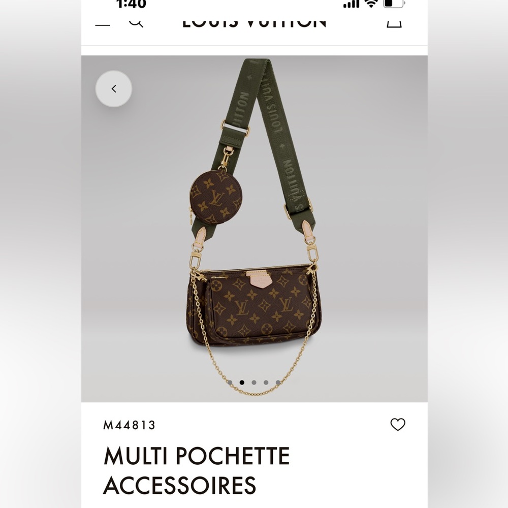 Louis Vuitton Multi Pochette Accessoires Khaki